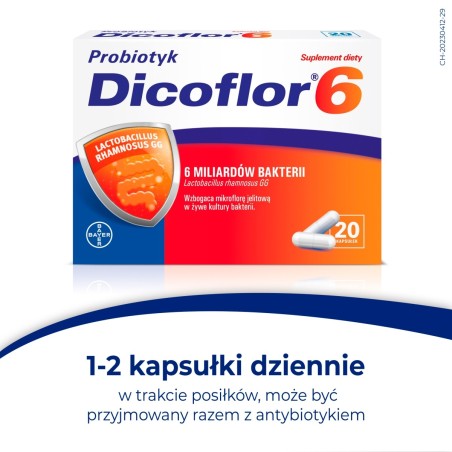 Dicoflor 6 Probiotisches Nahrungsergänzungsmittel 5,4 g (20 x 0,27 g)