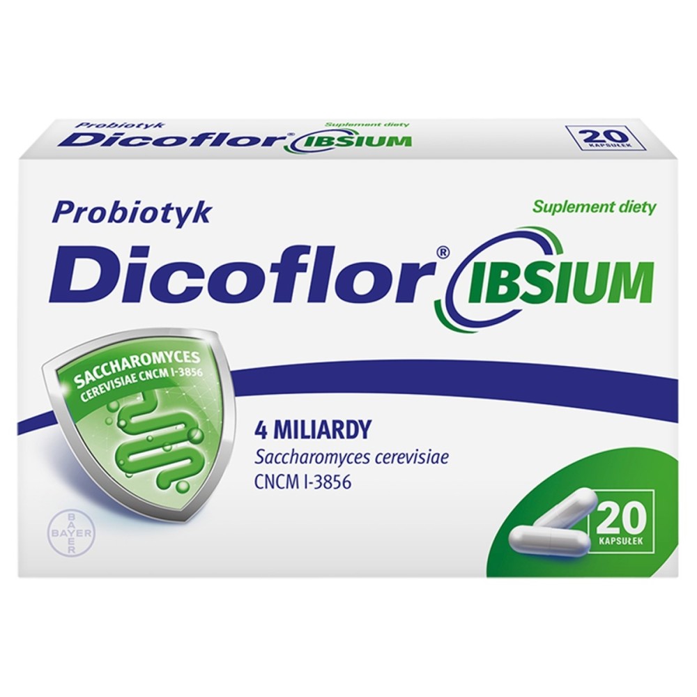 Integratore alimentare Dicoflor Ibsium Probiotic 11,9 g (20 x 0,595 g)