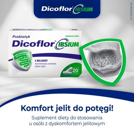Dicoflor Ibsium Suplemento dietético probiótico 11,9 g (20 x 0,595 g)