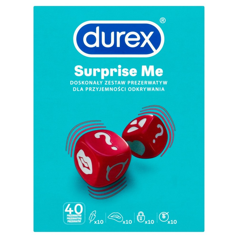 Durex Surprise Me Condoms 40 pieces