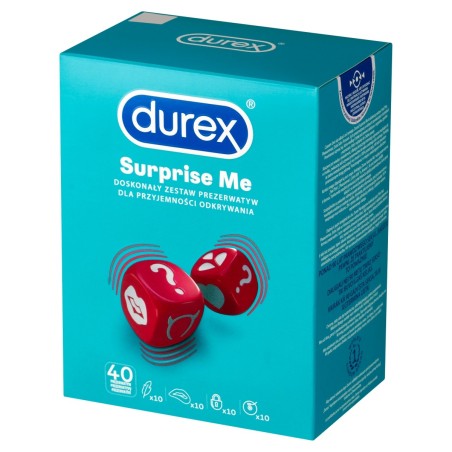 Durex Surprise Me Condoms 40 pieces