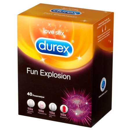Durex Fun Explosion Condoms 40 pieces
