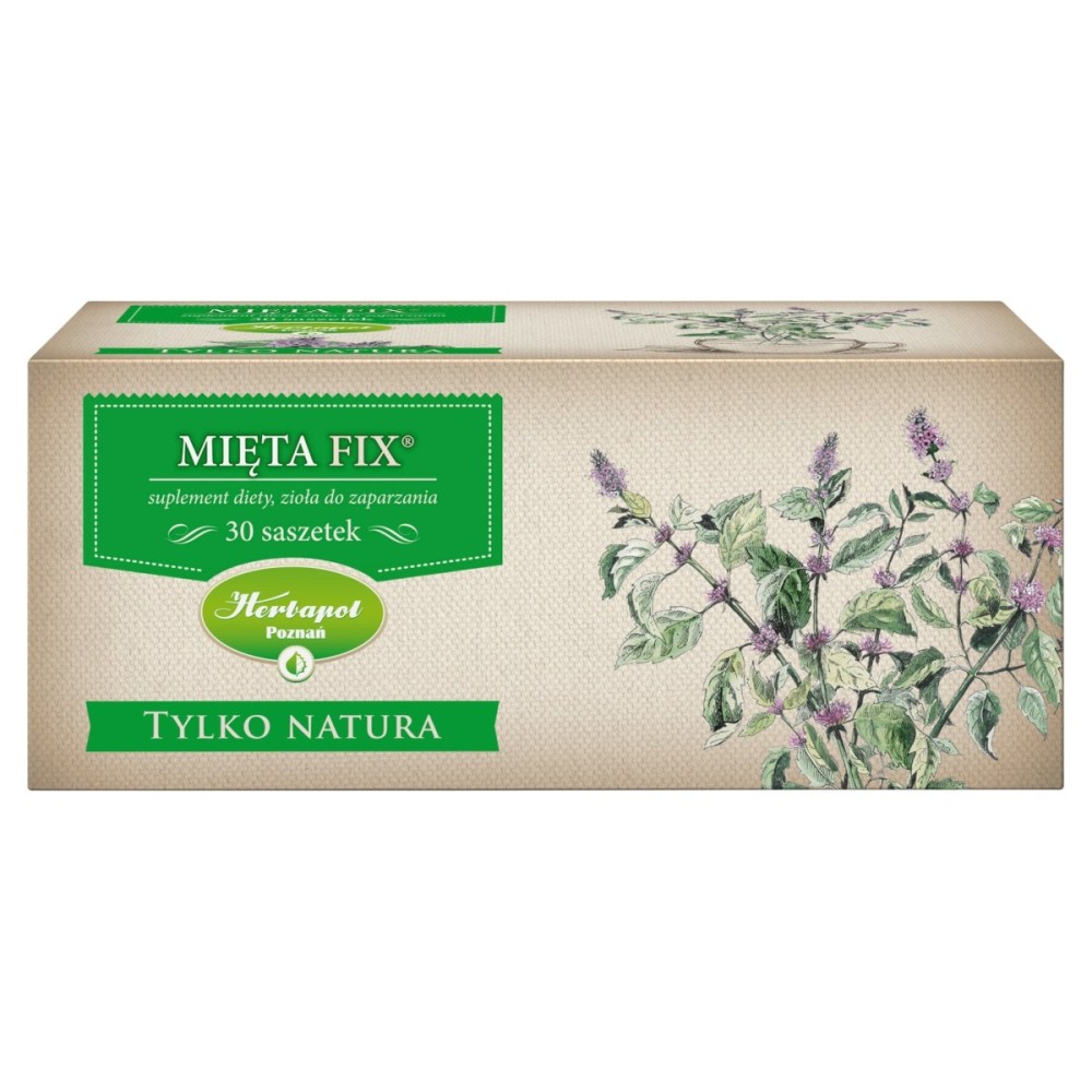 Only Natura Dietary supplement herbs for infusion mint fix 60 g (30 pieces)