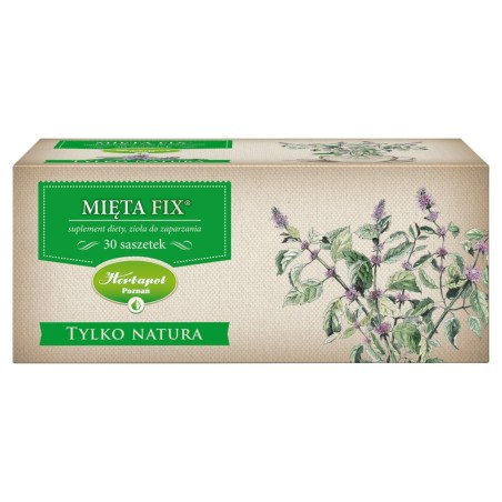 Only Natura Dietary supplement herbs for infusion mint fix 60 g (30 pieces)