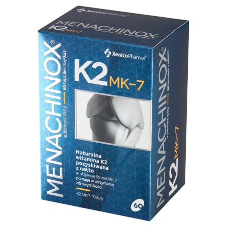 Menachinox Supplement Diät K2 MK-7 100 μg 16,2 g (60 x 270 mg)