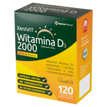 XeniVit Dietary supplement vitamin D₃ 2000 32.4 g (120 x 270 mg)