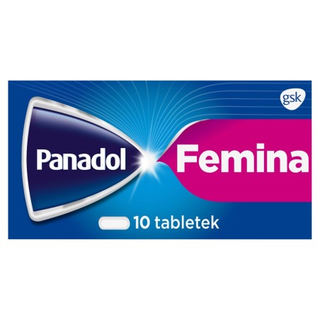 Panadol Femina 500 mg + 10 mg Filmtabletten 10 Stück