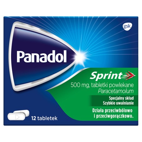 Panadol Sprint Tabletki 12 sztuk