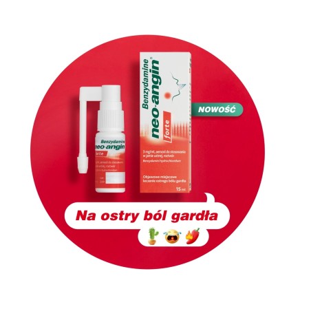 Neo-angin forte Aerosol for use in the oral cavity 15 ml