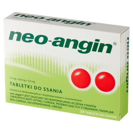 Neo-angin Sucking Tablets 24 pieces