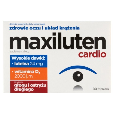 Maxiluten cardio Dietary supplement 30 pieces