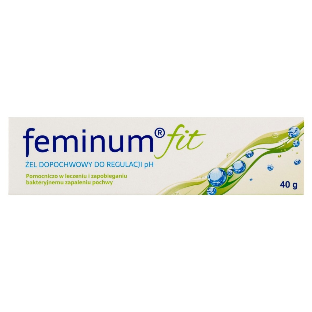 Feminum Fit Gel vaginal pour la régulation du pH 40 g