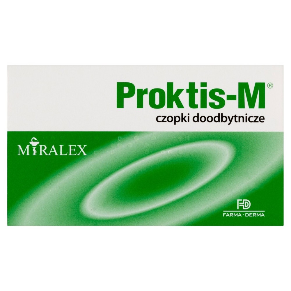 Proktis-M Dispositivo médico supositorios rectales 10 x 2 g