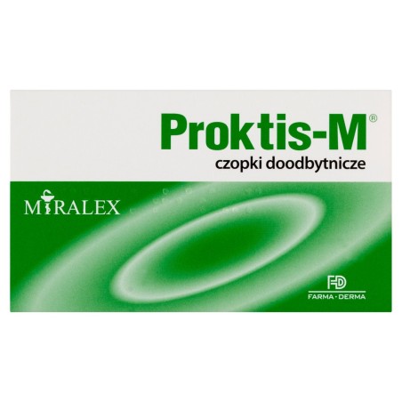 Proktis-M Medical device rectal suppositories 10 x 2 g