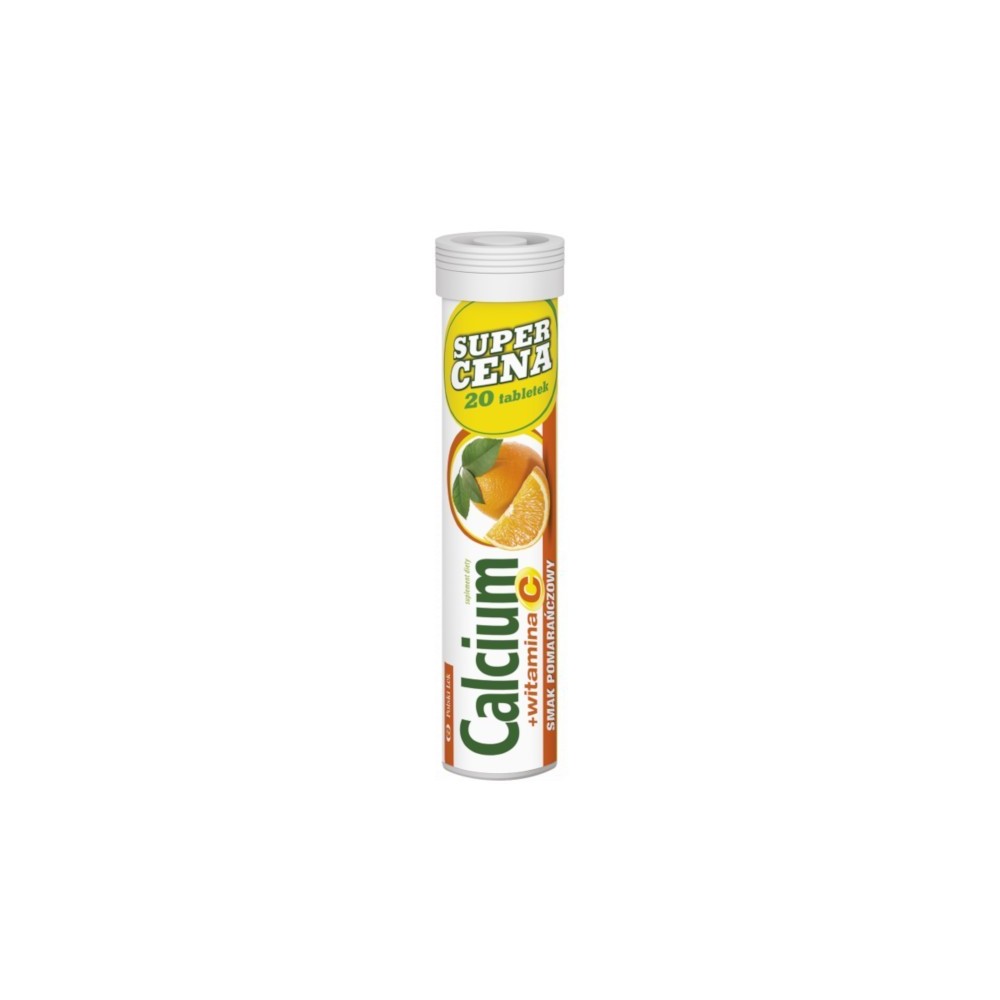 Comprimés Calcium 300 + Vit.C saveur orange