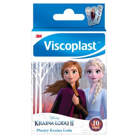Viscoplast Frozen Tranches décorées pour enfants 72 mm x 25 mm 10 pièces