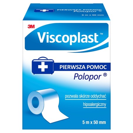 Adhésif Viscoplast Polopor 5 m x 50 mm