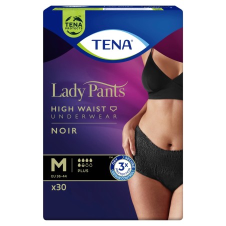 TENA Lady Pants Noir Plus Absorbent underwear for women M 30 pieces