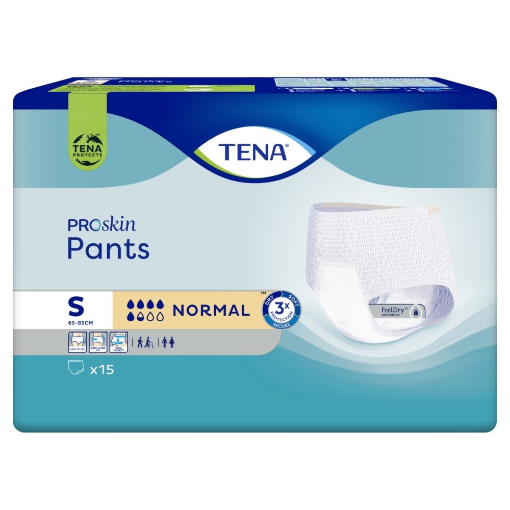 TENA ProSkin Pants Normal Majtki chłonne S 15 sztuk