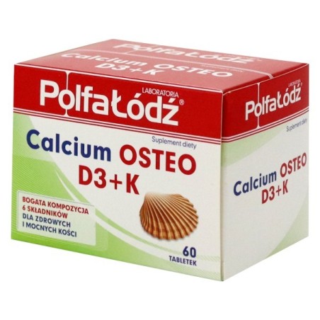 CALCIUM OSTEO D3+K*60 COMP.