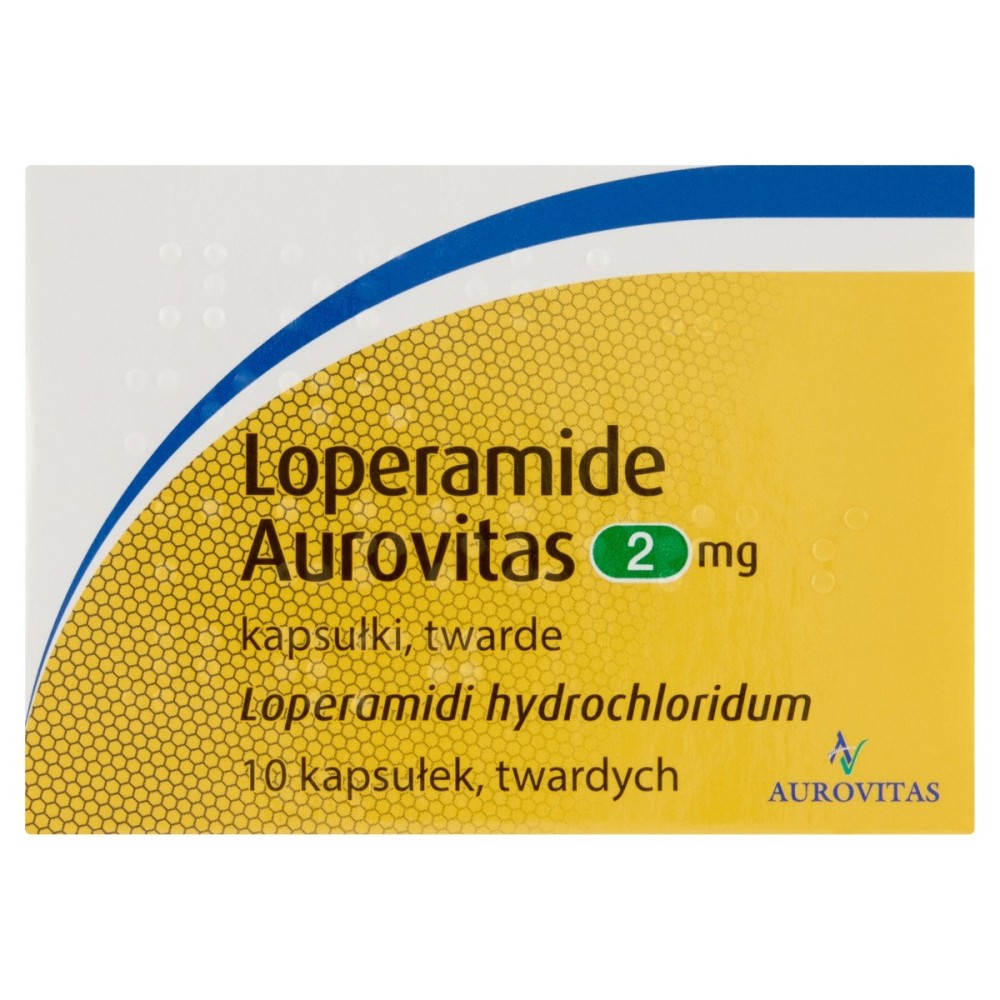 Lopéramide Aurovitas 2 mg Gélules 10 pièces