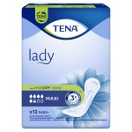 TENA Lady Protect+ Maxi pañales anatómicos 12 piezas