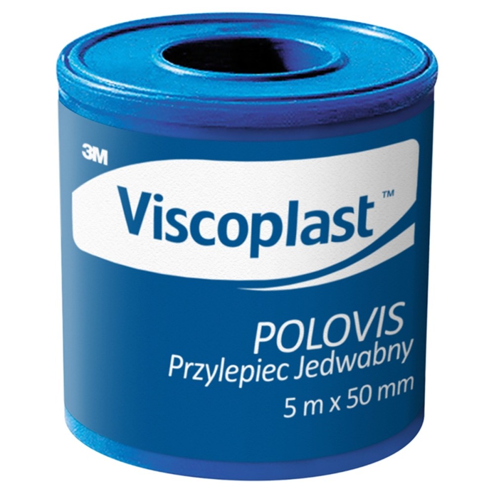 Adesivo Viscoplast Polovis Silk 5 m x 50 mm