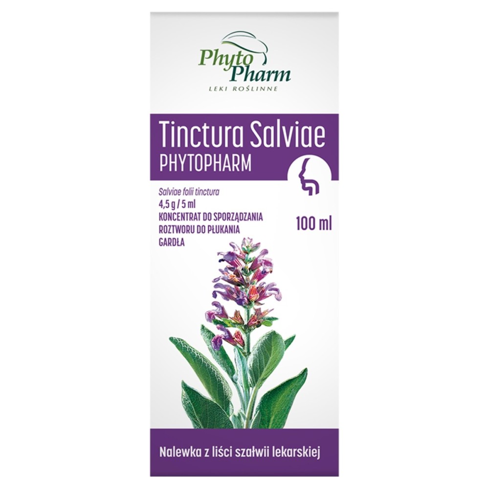 Tinctura Salviae Phytopharm Concentré pour la préparation de solutions 100 ml