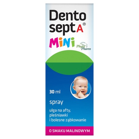 Dentosept A Mini Spray con sabor a frambuesa 30 ml