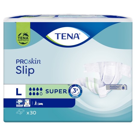 TENA ProSkin Slip Super Diapers L 30 pieces
