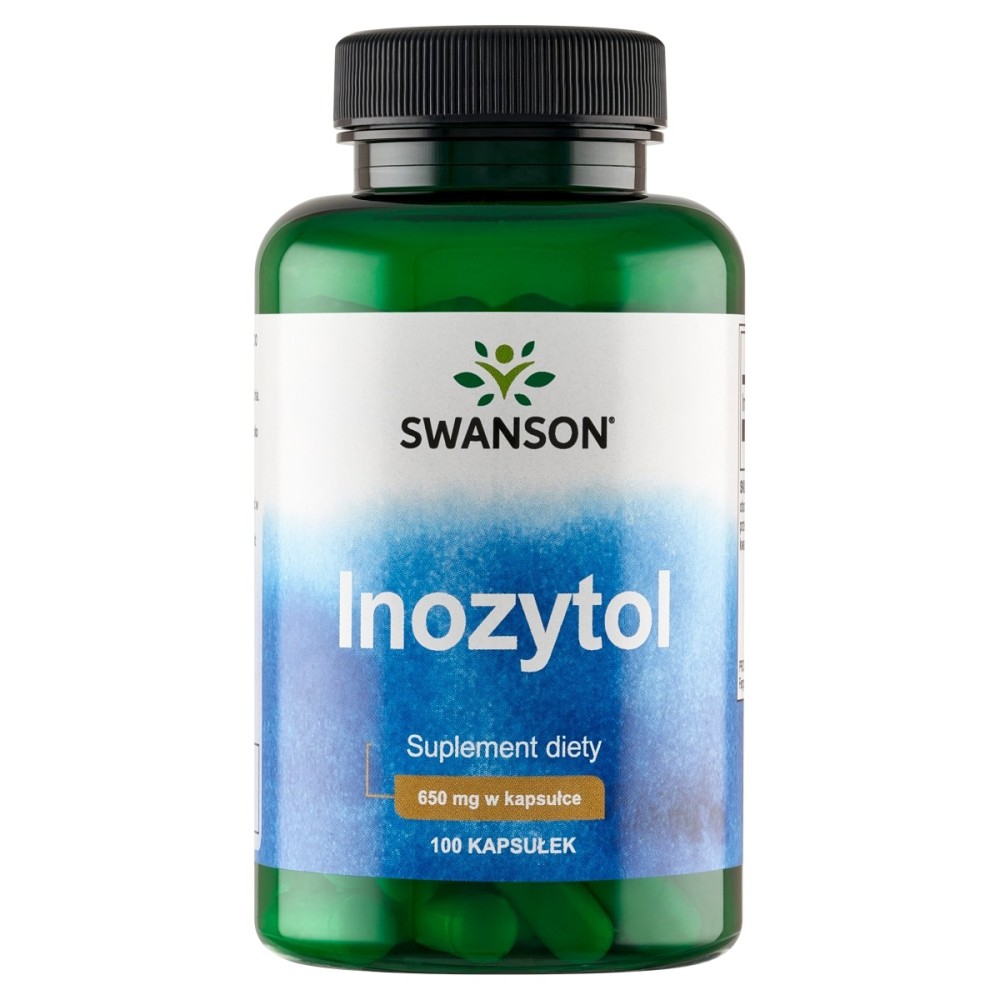 Swanson Complément alimentaire inositol 650 mg 105 g (100 pièces)