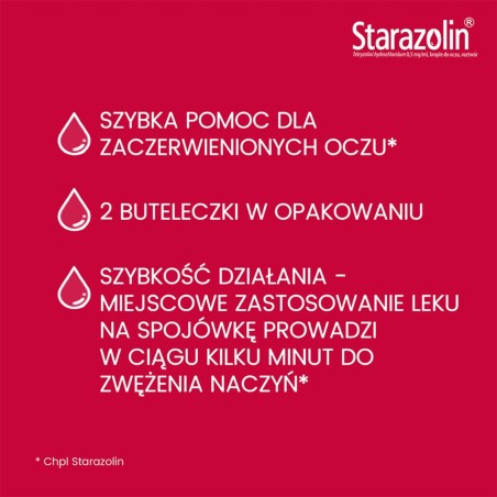 Starazolin colirio 0,5 mg/ml 5 ml x 2