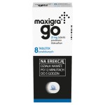 Maxigra Go 25 mg x 8 tabl. powl.