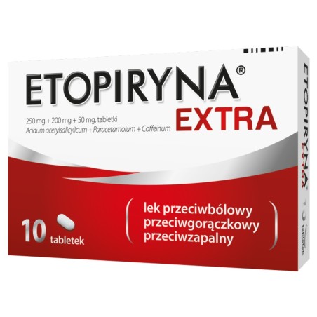 Etopiryna Extra (250 mg+200 mg+50 mg) x 10 tablets