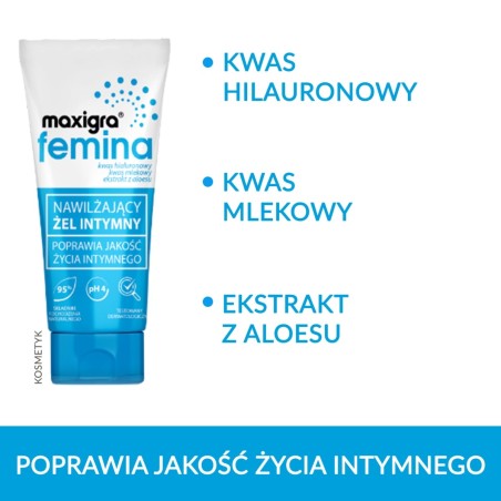 Maxigra femina moisturizing intimate gel 75 ml