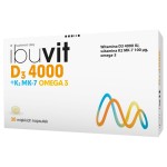 Ibuvit D3 4000 + K2 MK-7 Omega 3 x 30 cápsulas.