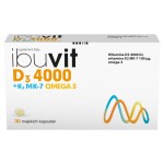 Ibuvit D3 4000 + K2 MK-7 Omega 3 x 30 gélules.