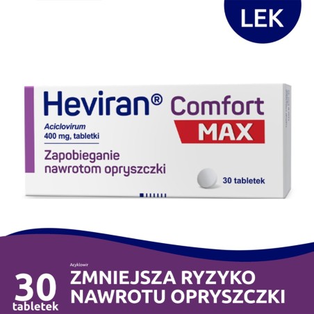 Heviran Comfort Max 400 mg x 30 comprimés