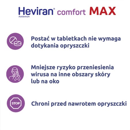 Heviran Comfort Max 400 mg x 30 comprimés