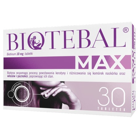 Biotebal Max 10 mg x 30 comprimidos.