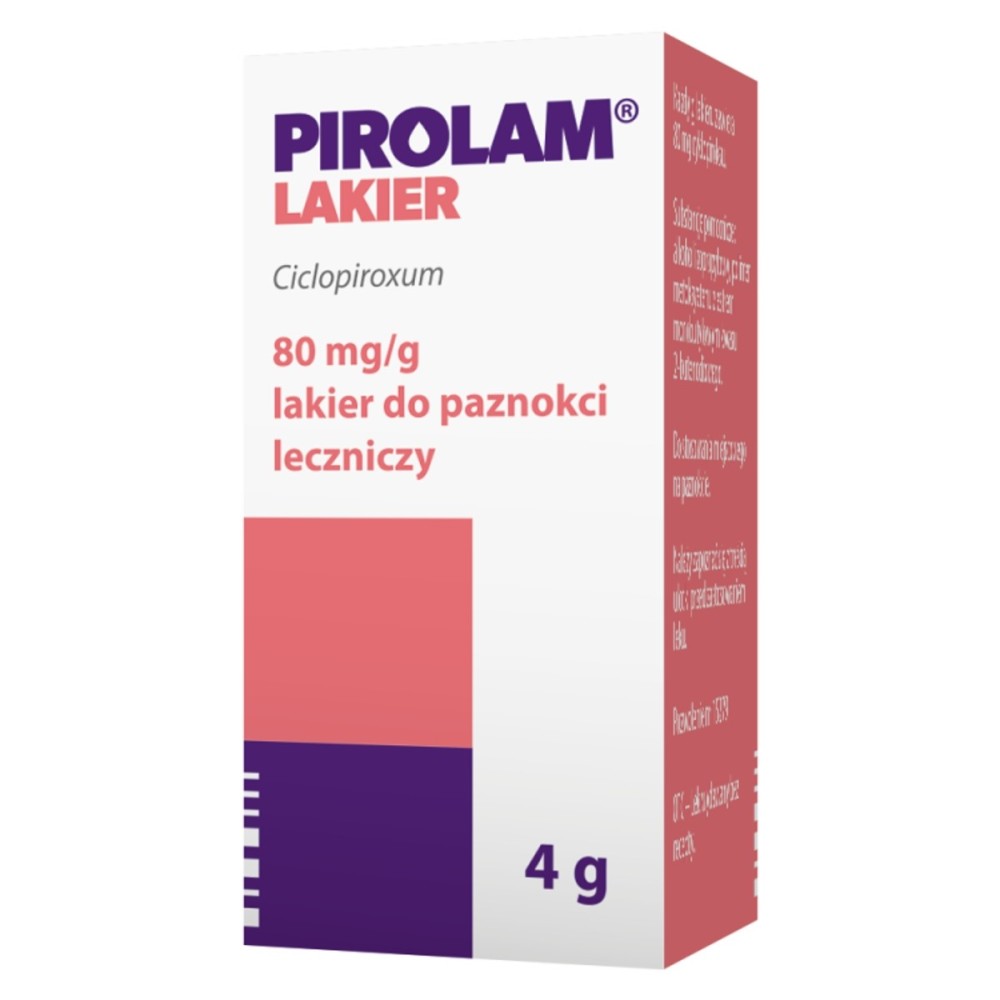 Lak na nehty Pirolam léčivý 80 mg/g 1 lahvička 4 g