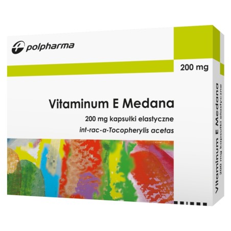 Vitamin E Medana 200 mg x 20 caps. Elast.