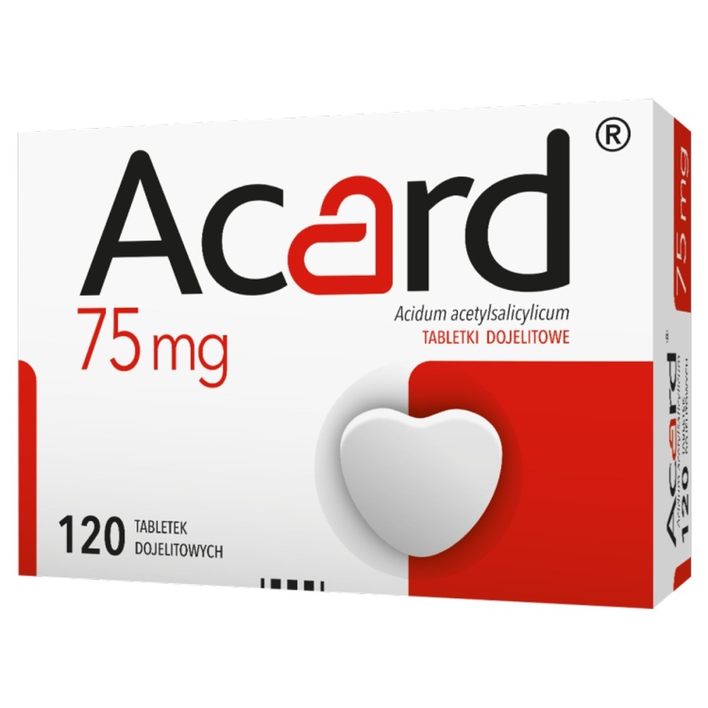 Acard 75 mg x 120 comprimidos. llegar.