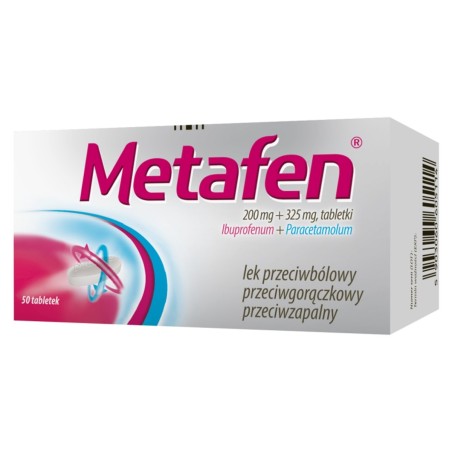 Metafen (200 mg + 325 mg) x 50 tabl.