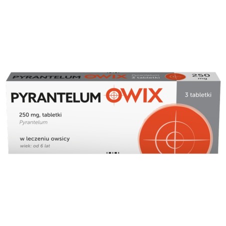 Pirantelum Owix 250 mg x 3 compresse.