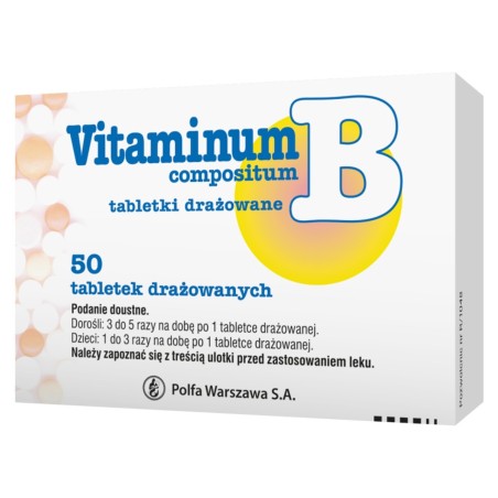 Vitamin-B-Verbindung 50 Drażetek