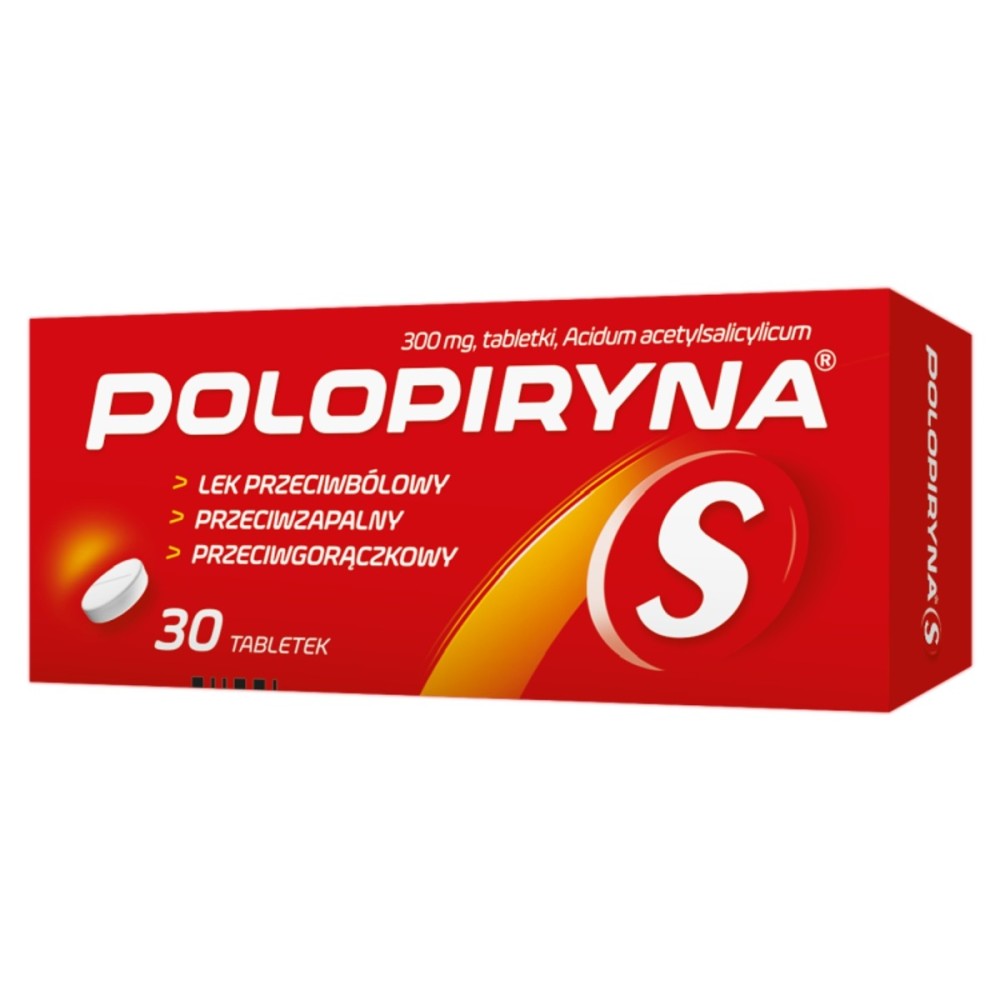 Polopiryna S 300 mg x 30 comprimés.