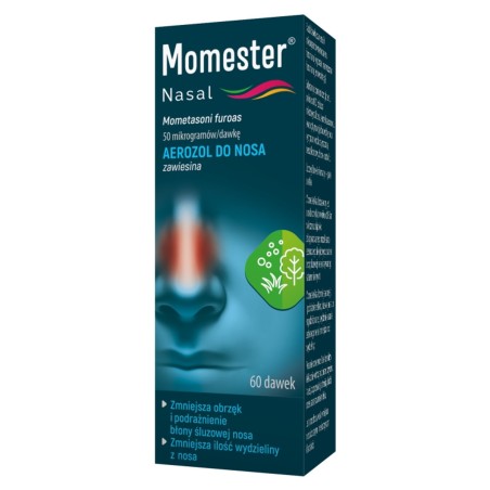 Momester Nasal nasal spray, 50 mcg suspension x 60 doses