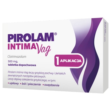 Pirolam Intima Vag 500 mg x1 tableta dopochwowa