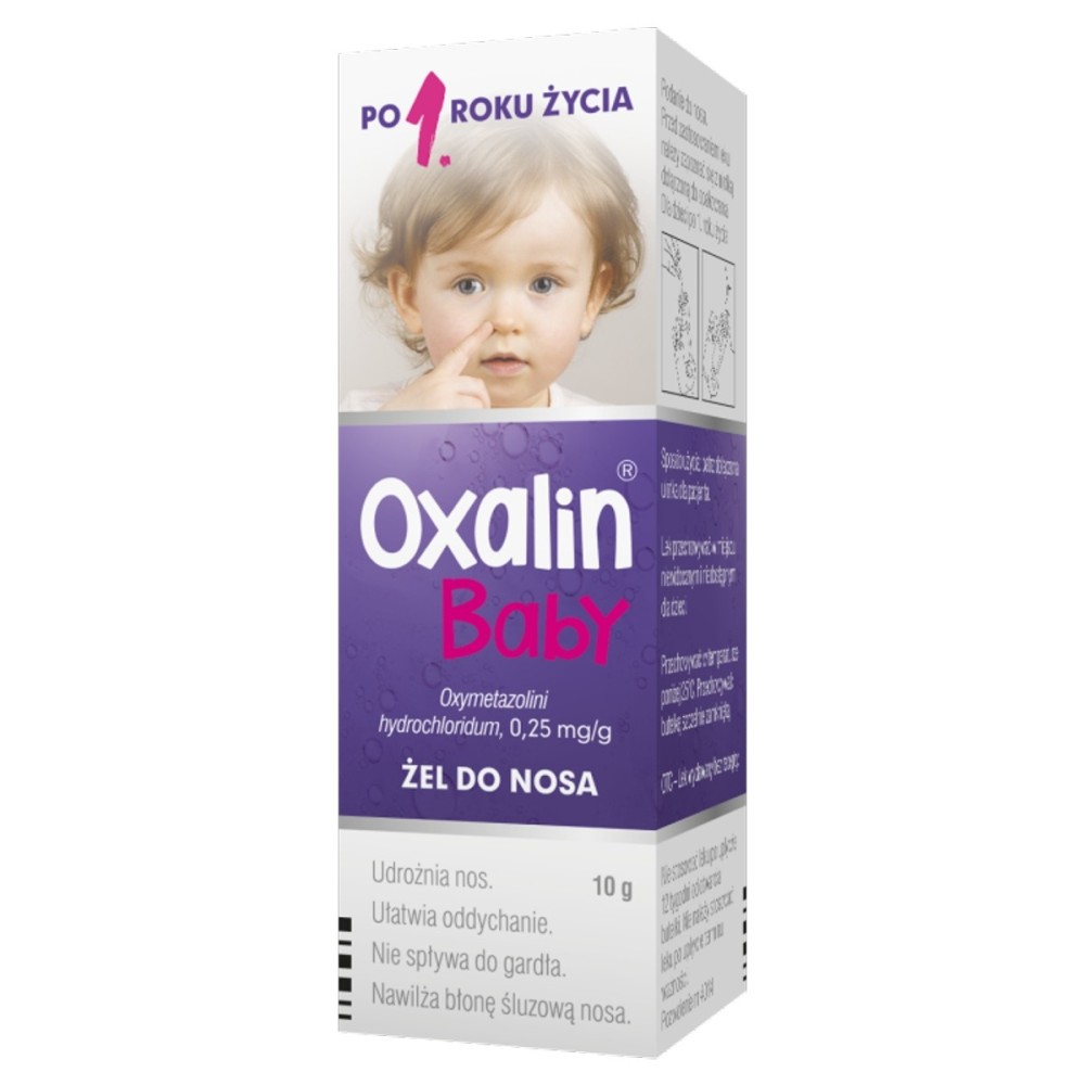 Oxalin Baby 0,025 % Nasengel 0,25 mg/g Flasche 10 g mit Spender